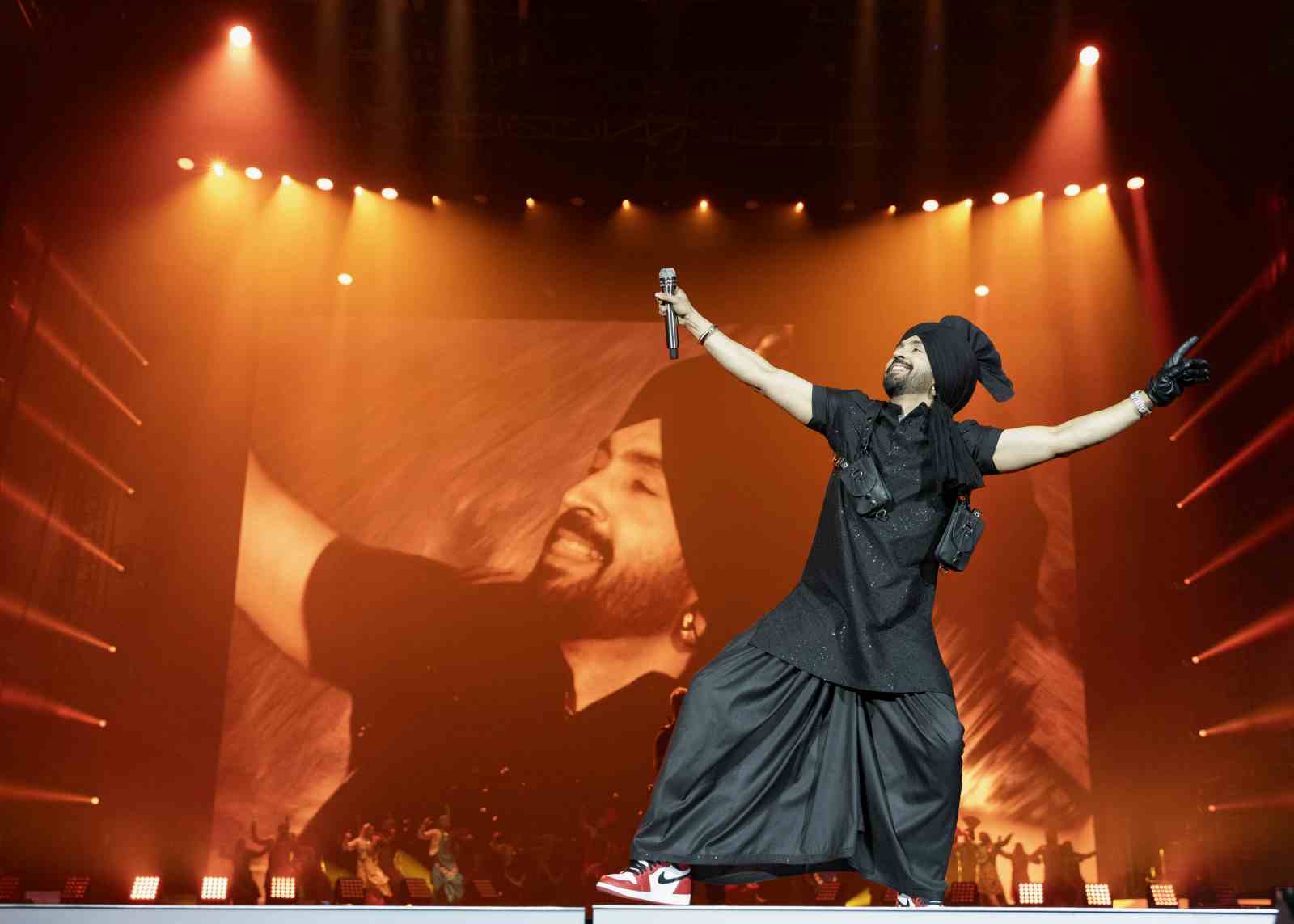 Diljit Dosanjh kicks off his Dil-Luminati Tour at BC Place on April 27, 2024 in Vancouver, British Columbia, Canada (Andrew Chin/Getty Images)