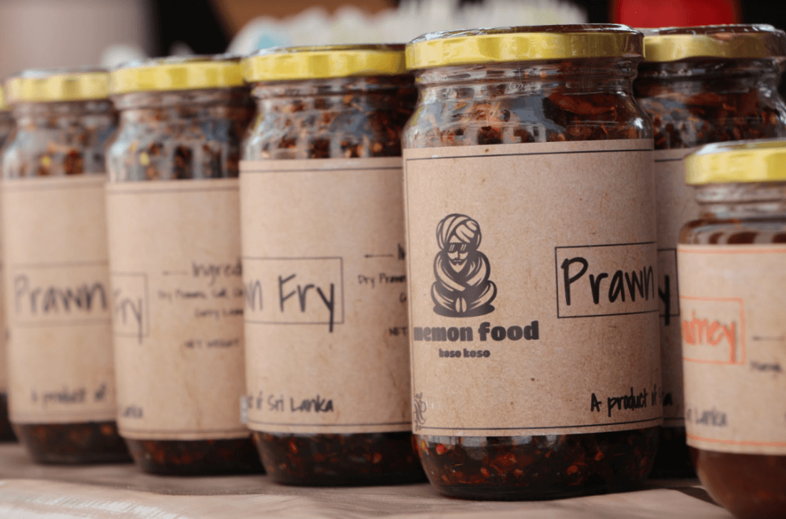 Bottled Memon pickles and sauces (Zinara Rathnayake)