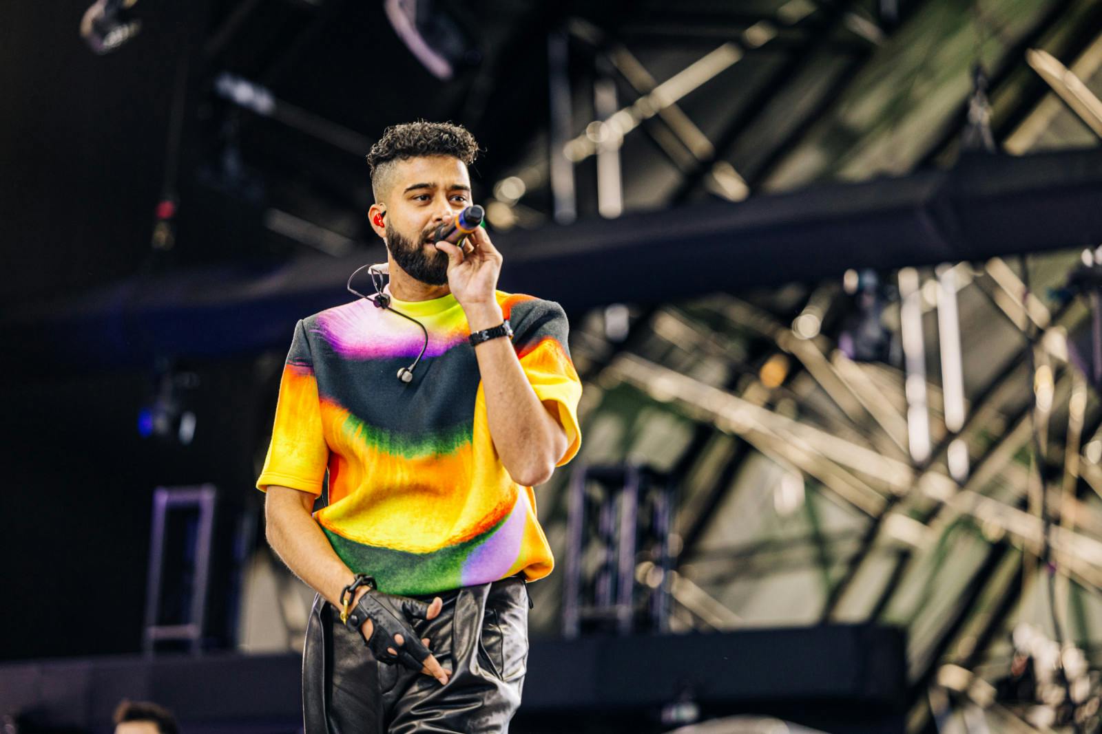 AP Dhillon performs at the 2024 Coachella Valley Music And Arts Festival in Indio, California (Matt Winkelmeyer/Getty Images for Coachella)