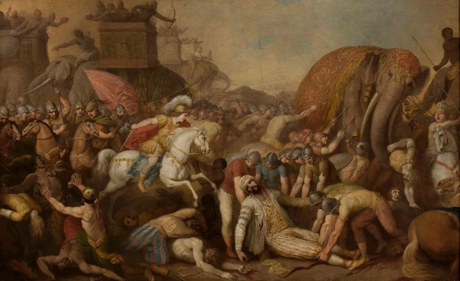 Victory of Alexander the Great over Poros by Franciszek Smuglewicz (National Museum in Warsaw)